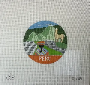 * Doolittle Stitchery R324 Peru Travel Round