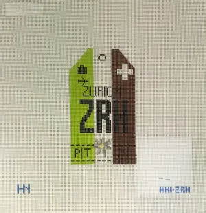 * Hedgehog Needlepoint HH1ZRH Zurich