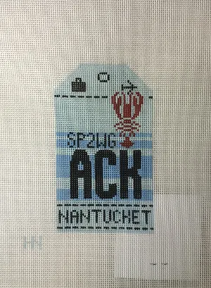 * Hedgehog Needlepoint Nantucket