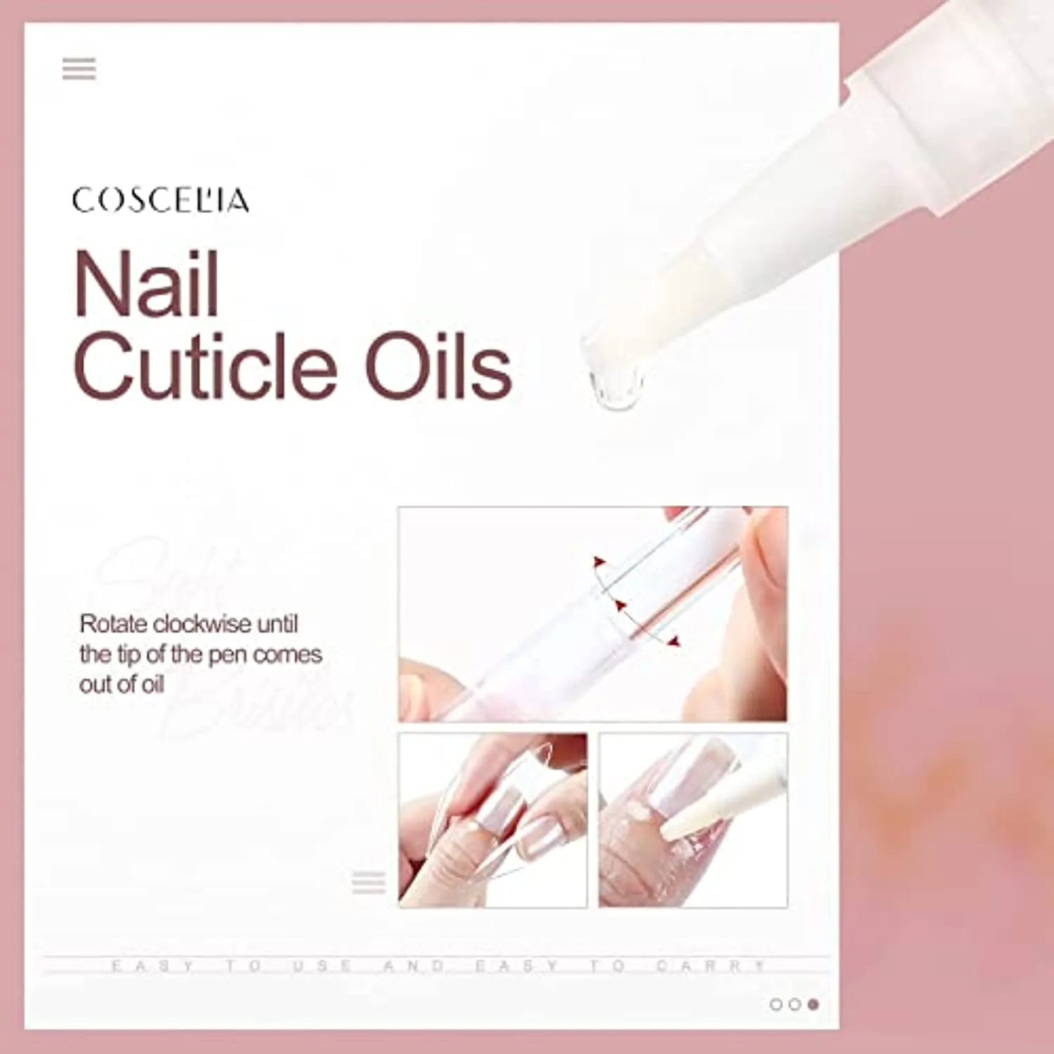 10pcs Cuticle Oil Pen and 3 in 1 Nail Glue