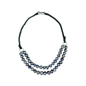118-10-10 | BOMBAY NECKLACE (BLACK/ BLACK)