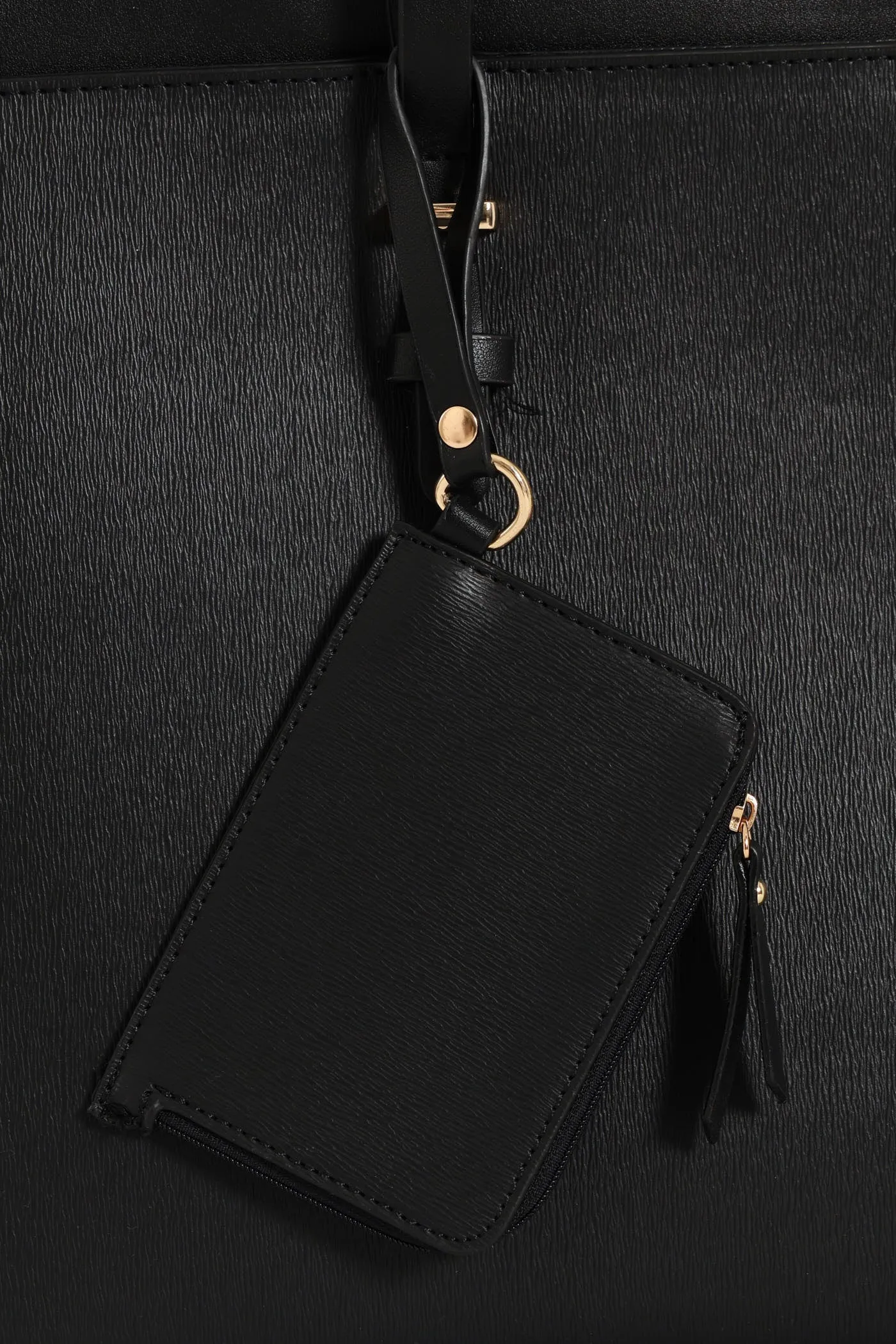 15inch Textured Laptop Bag with Coin Purse & Removable Laptop Sleeve