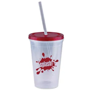 16 oz Insulated Straw Tumbler