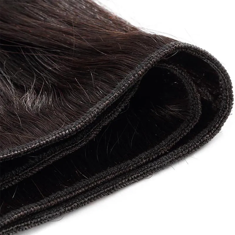 3 Bundles with a 4×4 Lace Closure Deep Wave 12-32 inch Virgin Hair Extensions