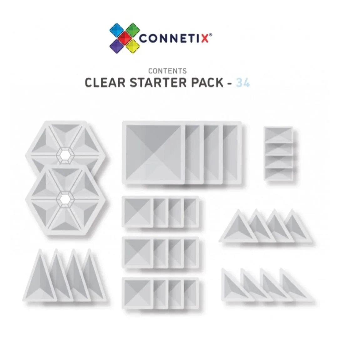 34 Piece Clear Pack