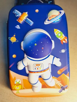 3D Space Astronaut Pencil Case For Kids