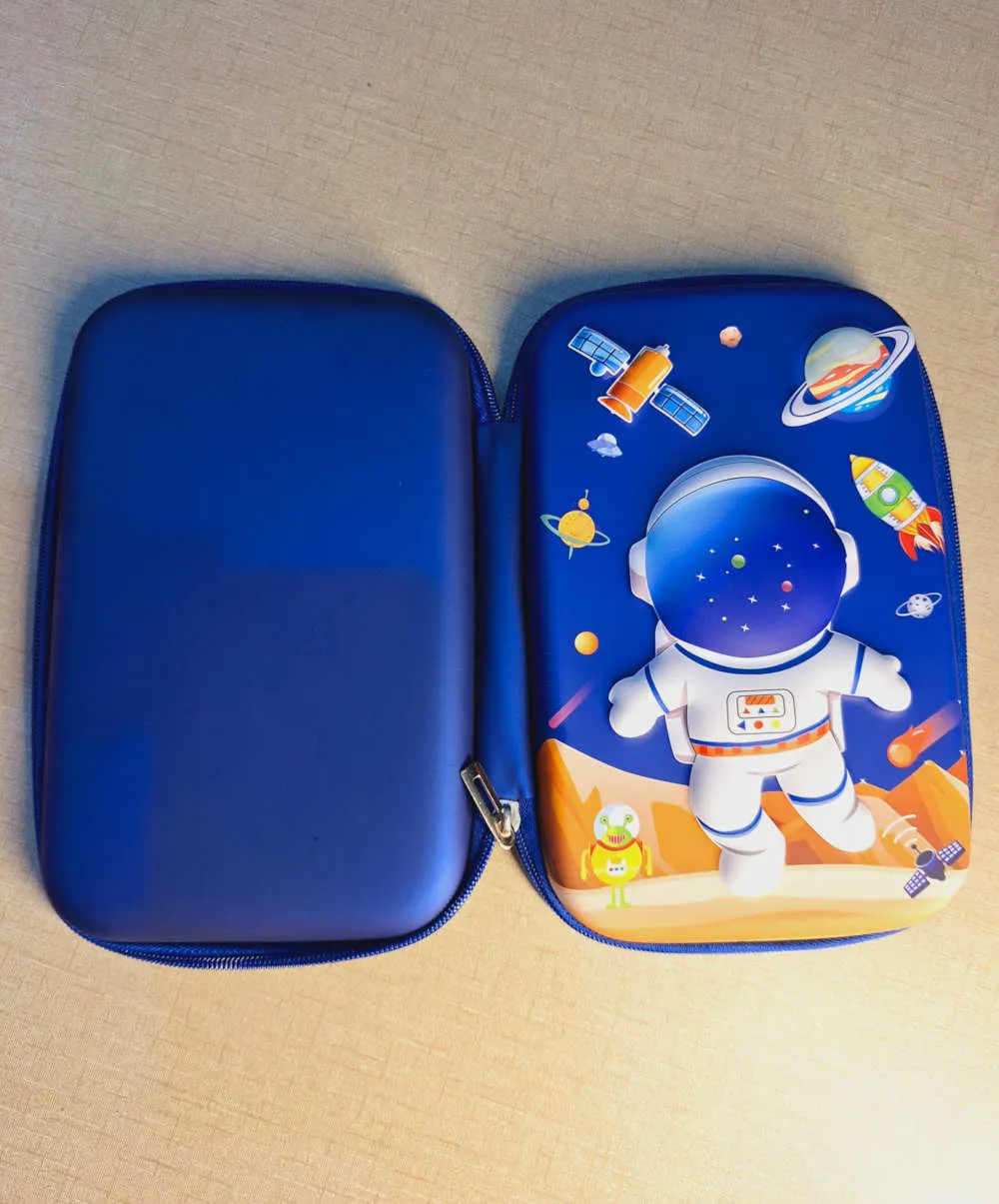 3D Space Astronaut Pencil Case For Kids