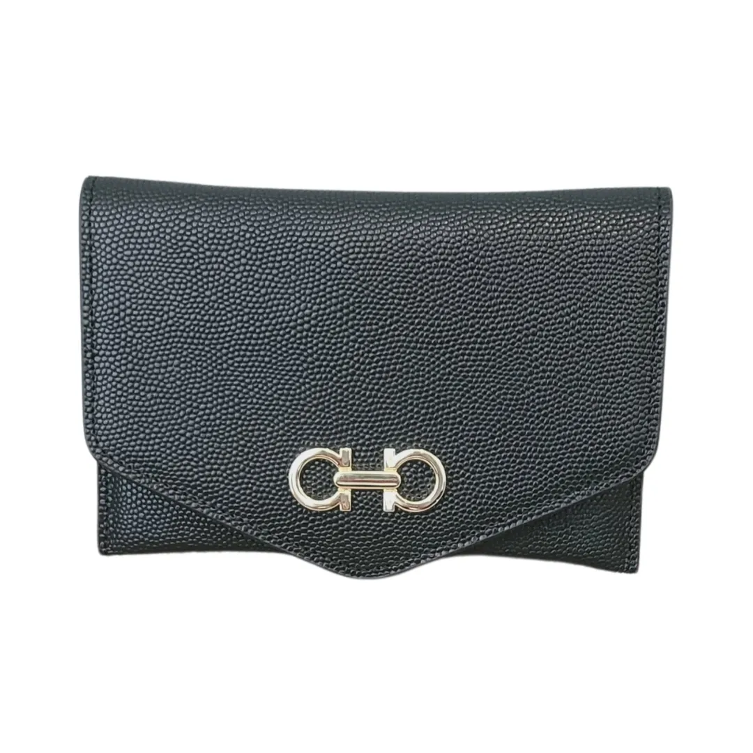42 Gold Toby Clutch Black