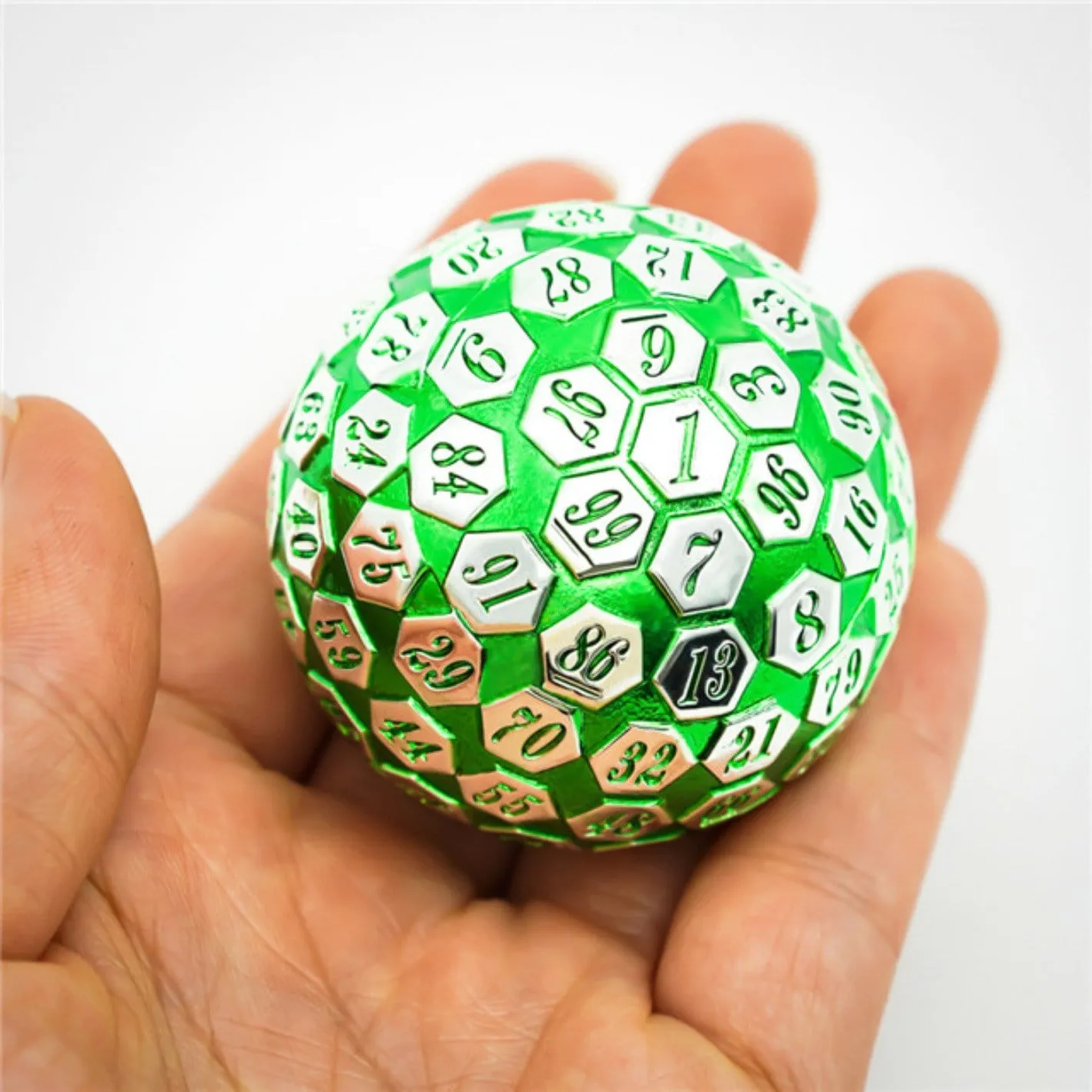 45mm Metal D100 - Green & Silver