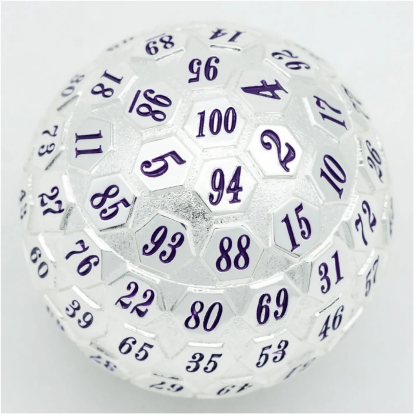 45mm Metal D100 - Platinum with Purple