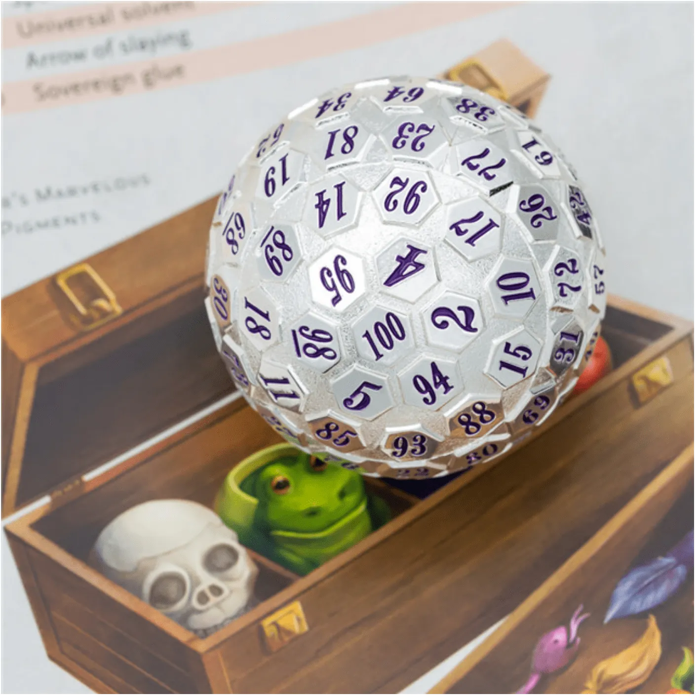 45mm Metal D100 - Platinum with Purple