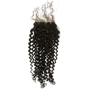 4x4 HD Brazilian Curly Closure
