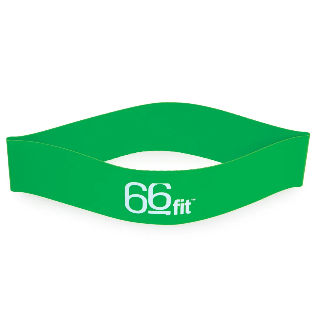 66fit Resistance Exercise Band Loops Light Set of 3