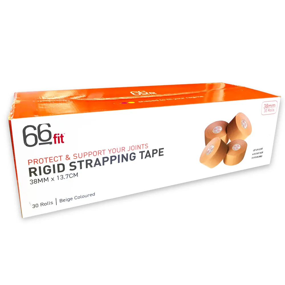 66fit Rigid Strapping Tape 38mm x 13.7cm - Box of 30 Rolls