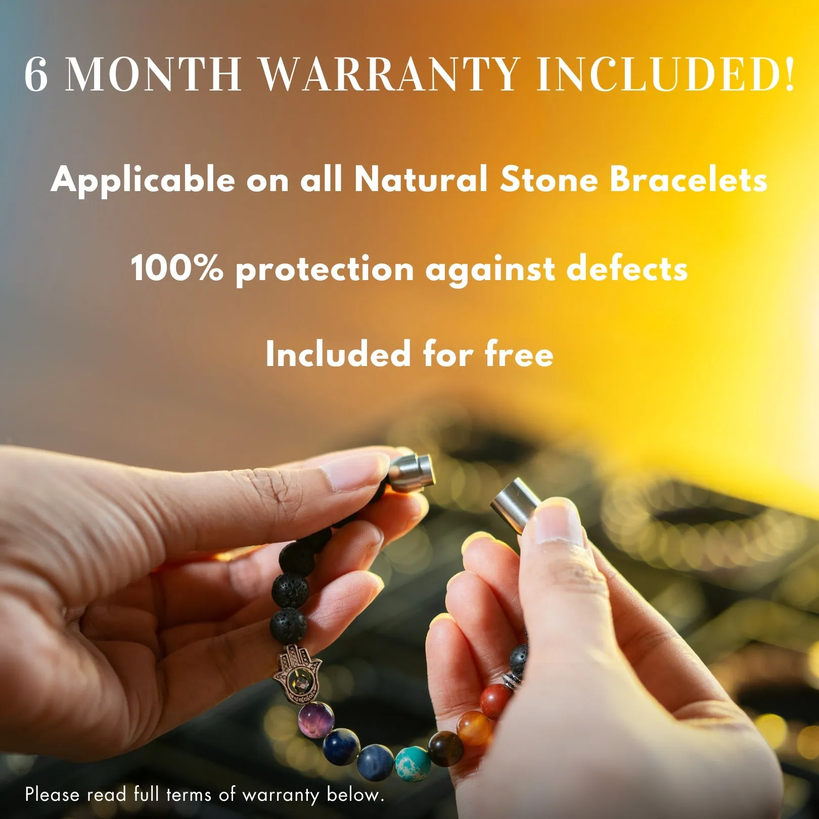 Abundance Citrine and Clear Quartz Natural Stone Bracelet