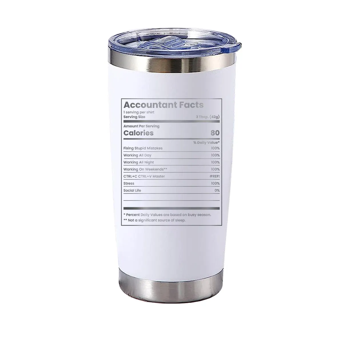 Accountant Facts Tumbler