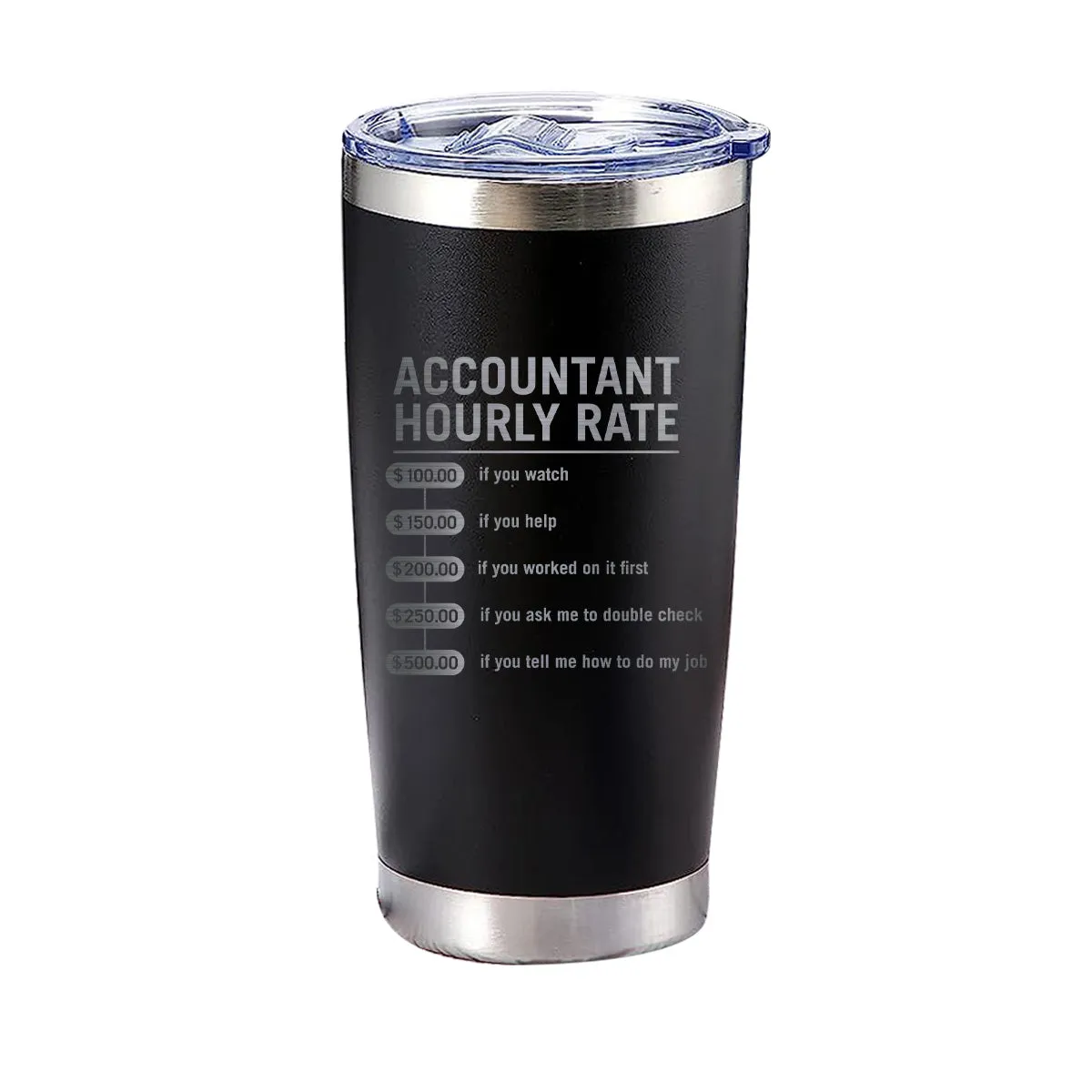 Accountant Hourly Rate Tumbler