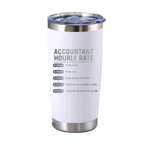 Accountant Hourly Rate Tumbler