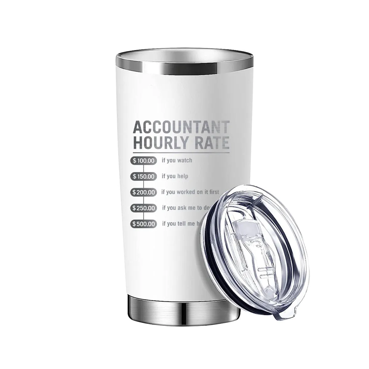 Accountant Hourly Rate Tumbler
