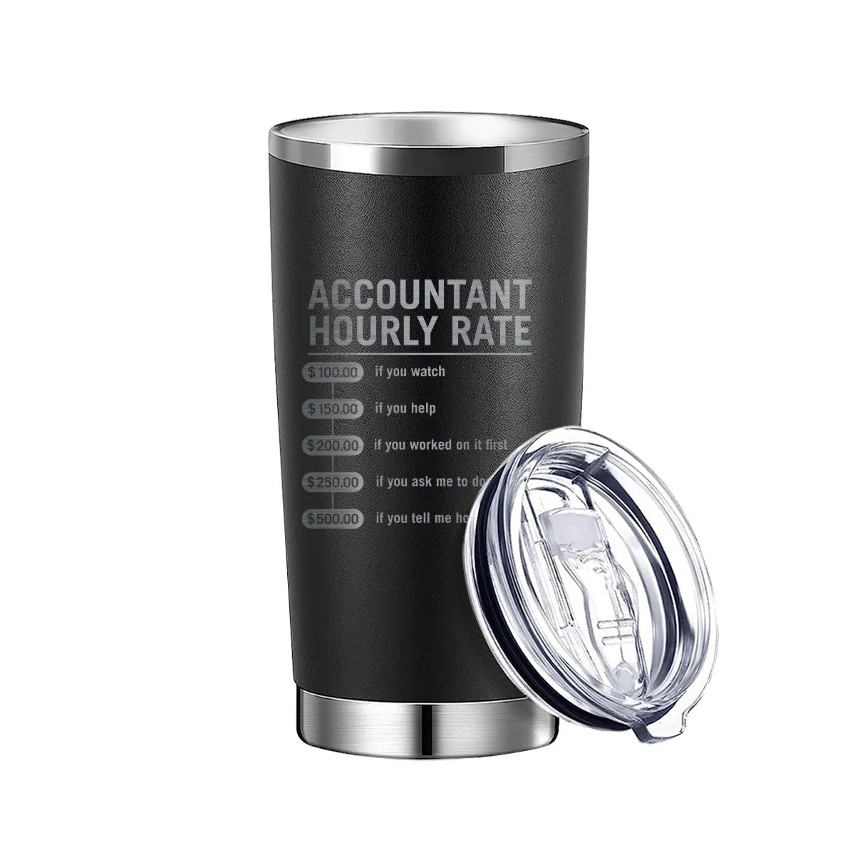 Accountant Hourly Rate Tumbler