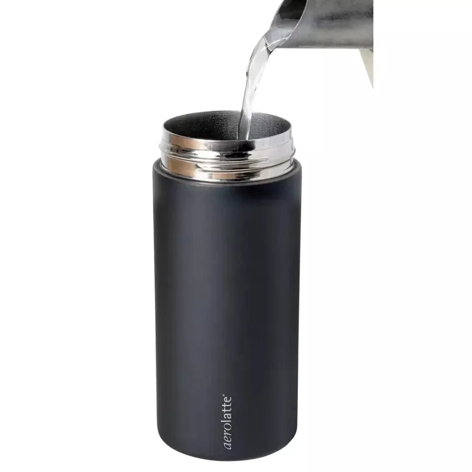 Aerolatte Press & Go French Press Coffee Travel Mug Double Walled 350ml DK-PG-BK