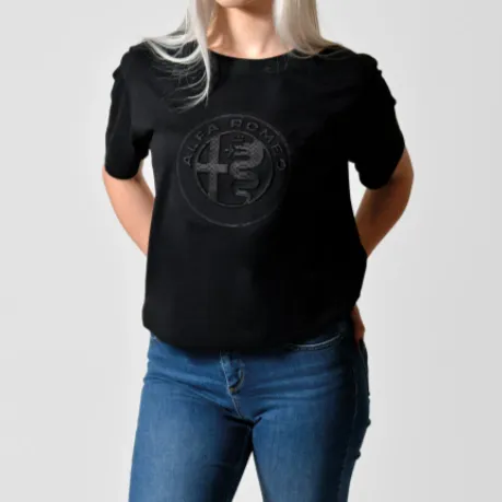 Alfa Romeo Serpentine Logo Shirt Black