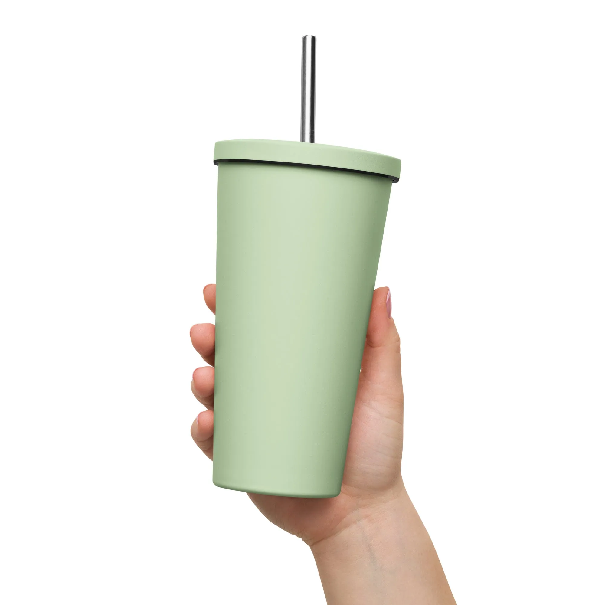 Allergic to Handcuffs – Raccoon Escape Insulated Tumbler with Straw