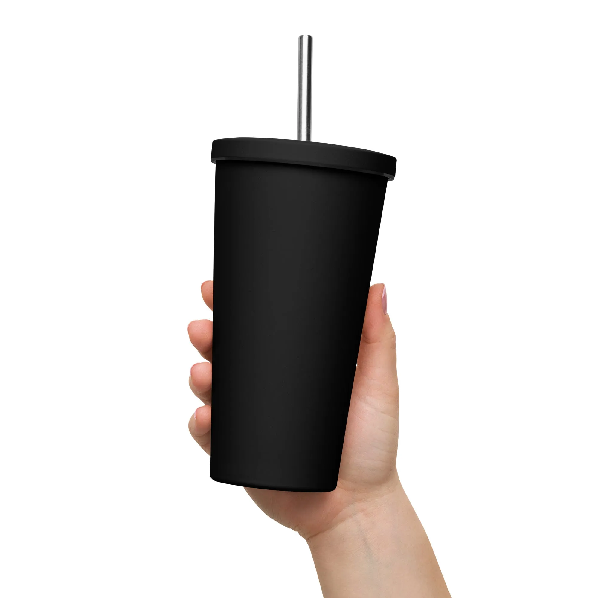 Allergic to Handcuffs – Raccoon Escape Insulated Tumbler with Straw
