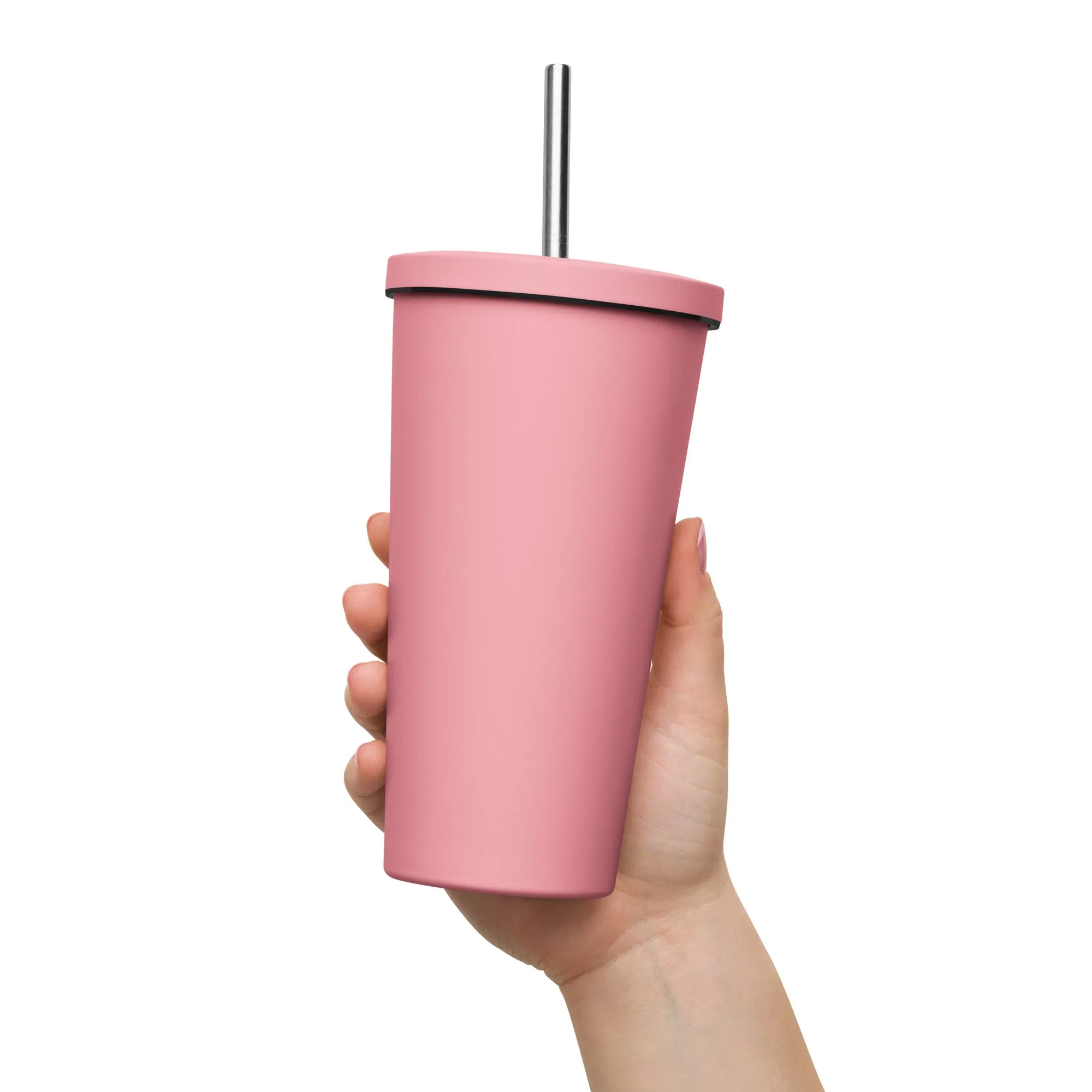 Allergic to Handcuffs – Raccoon Escape Insulated Tumbler with Straw