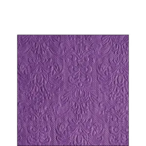 Ambiente Embossed Napkins Elegance Purple -  Available in 2 sizes