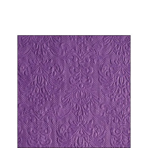 Ambiente Embossed Napkins Elegance Purple -  Available in 2 sizes
