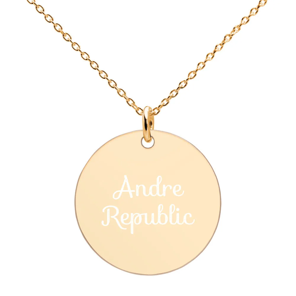 Andre Republic Disc Necklace