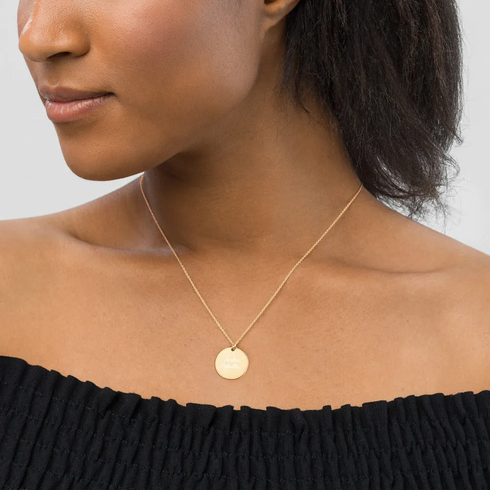 Andre Republic Disc Necklace