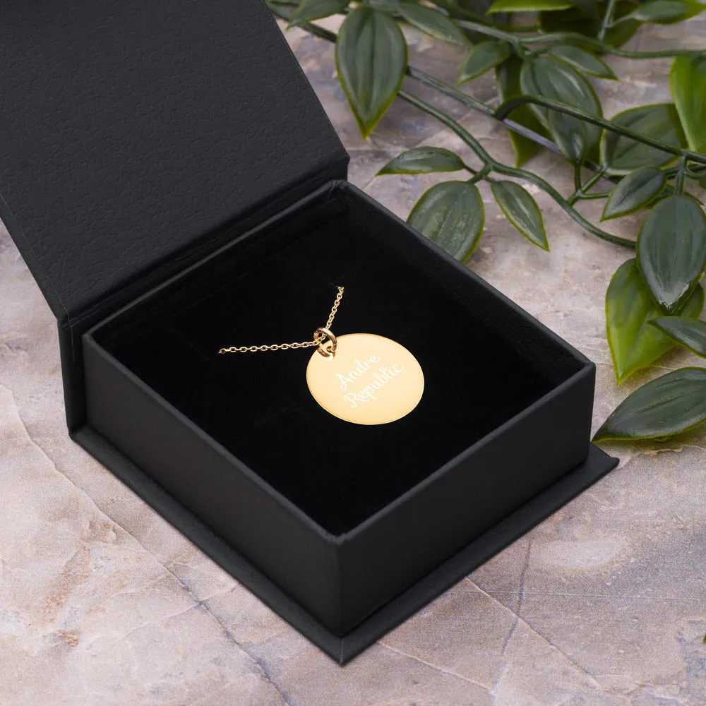 Andre Republic Disc Necklace