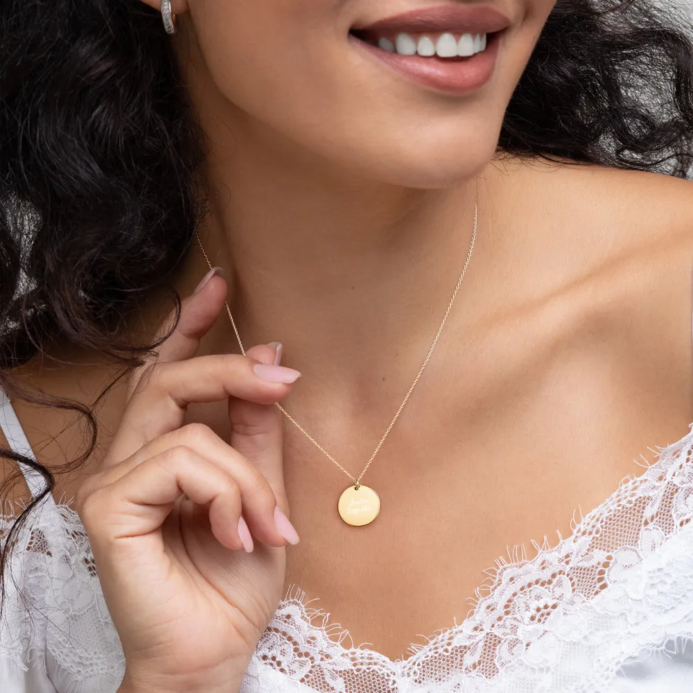 Andre Republic Disc Necklace