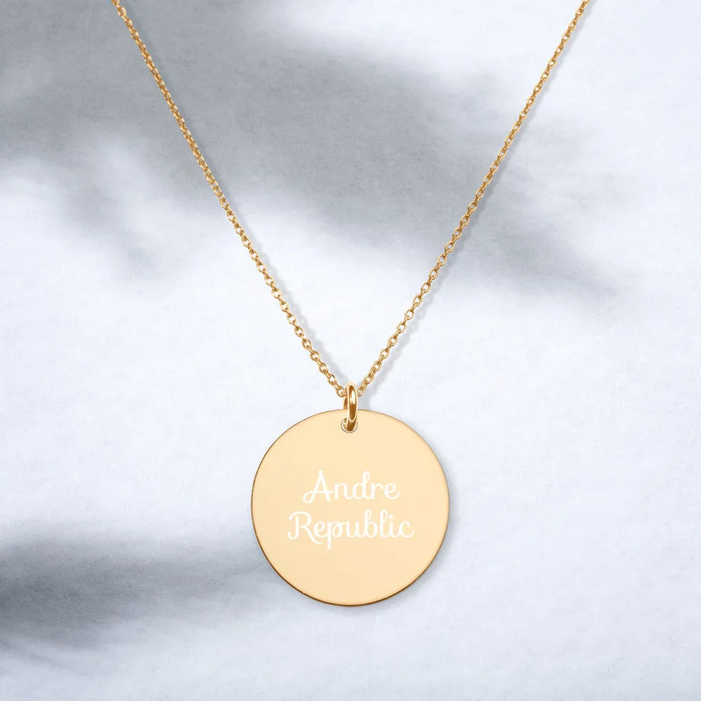 Andre Republic Disc Necklace