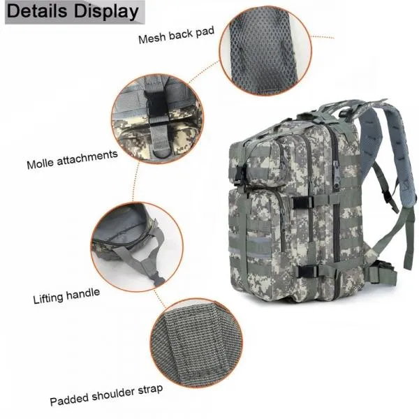 Army Green Outdoor Military Rucksacks 1000D Nylon 30L Waterproof Tactical backpack Sports Camping Hiking Trekking Fishing Hunting Bags