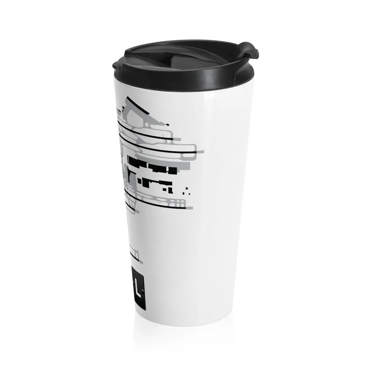 ATL Airport Diagram - Stainless Steel Travel Mug