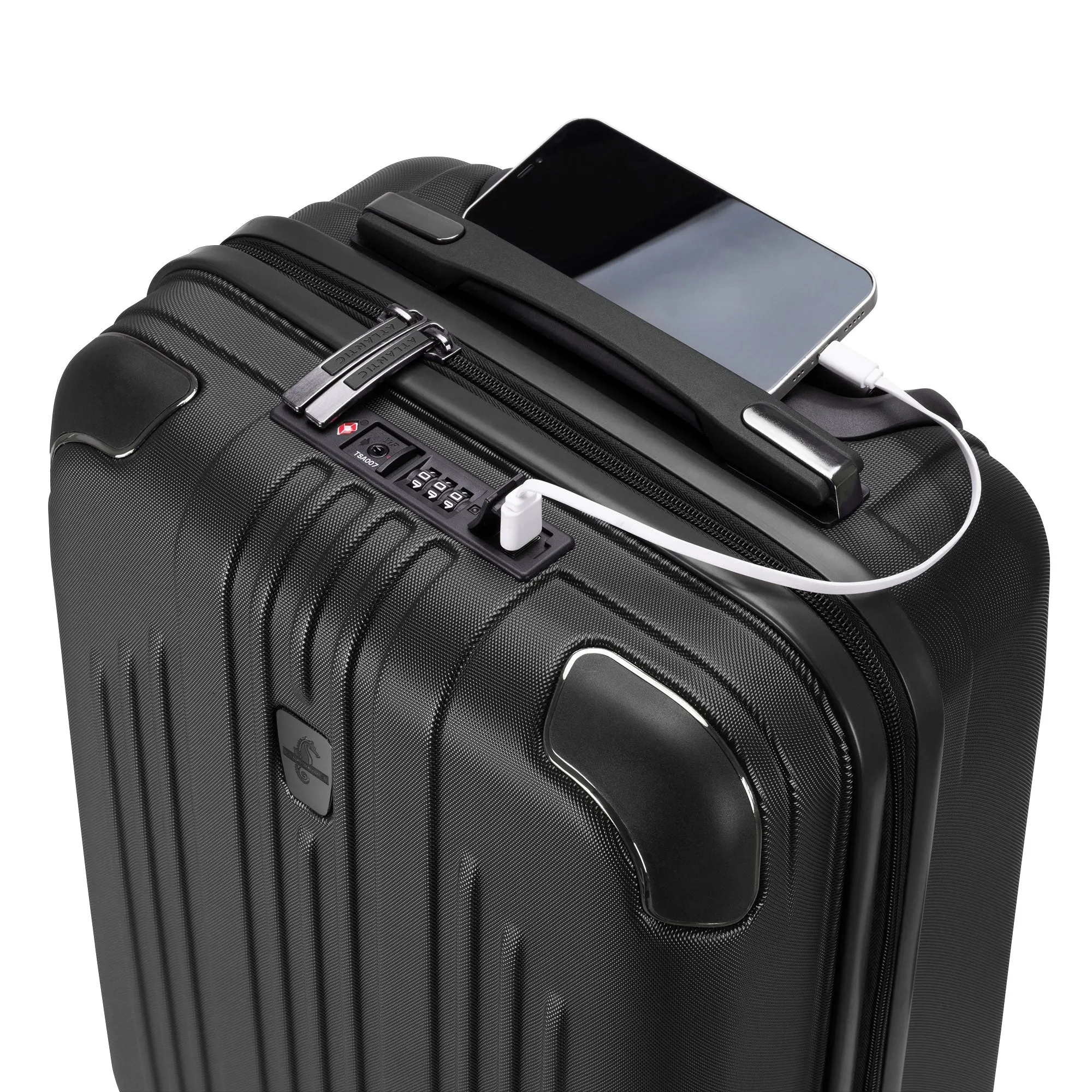 Atlantic Propeller 19" Hardside Spinner Carry-on with Packing Cube