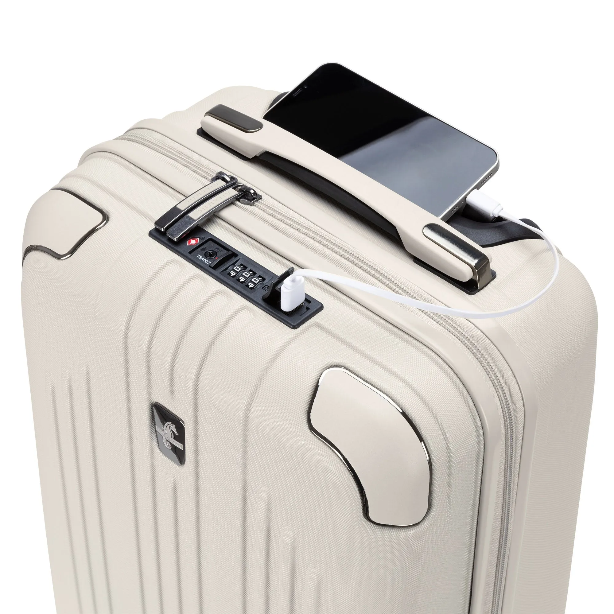 Atlantic Propeller 19" Hardside Spinner Carry-on with Packing Cube