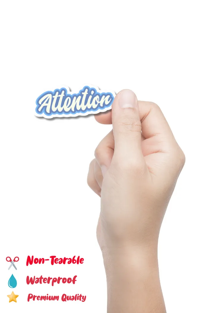 Attention New Jeans Sticker