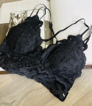 Ava Lace Strap Adjustable Bralette