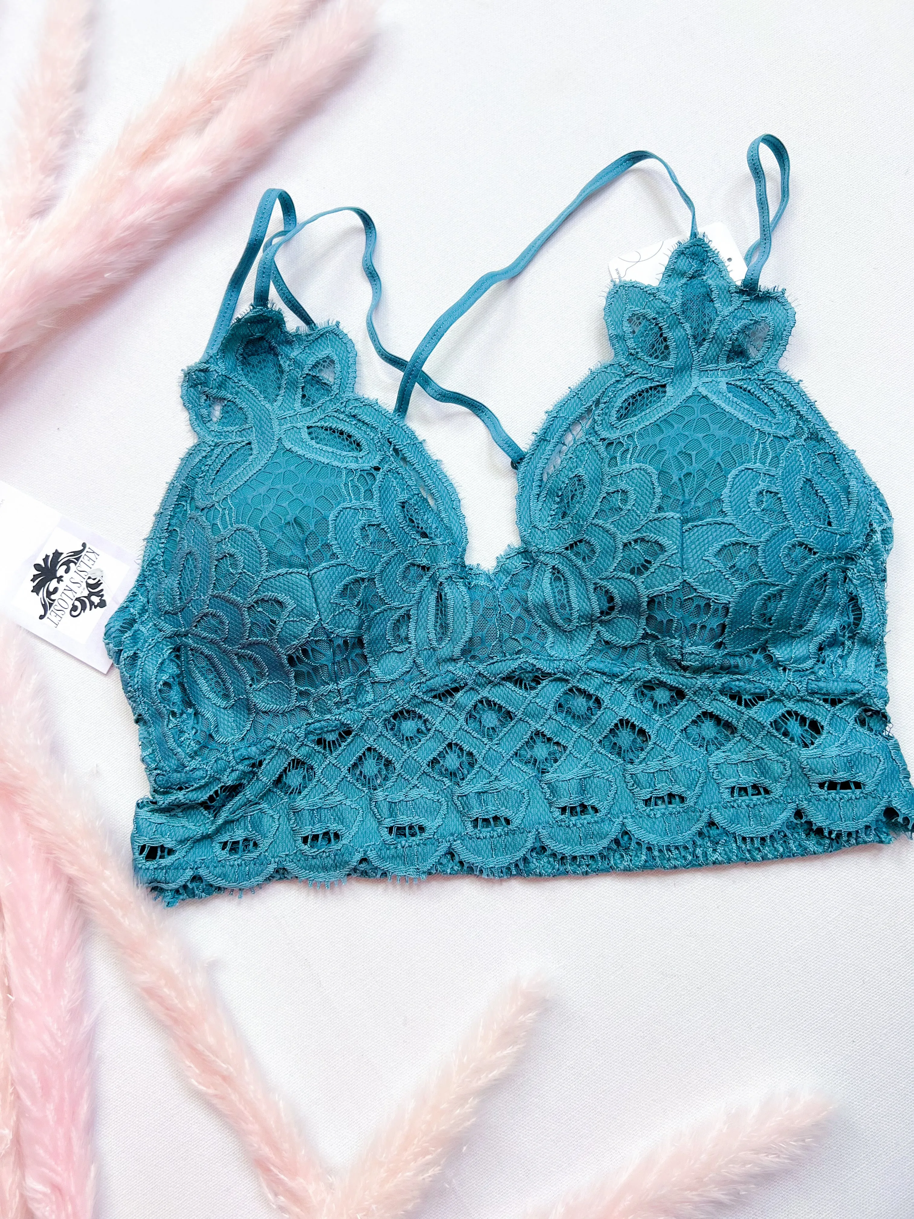 Ava Lace Strap Adjustable Bralette
