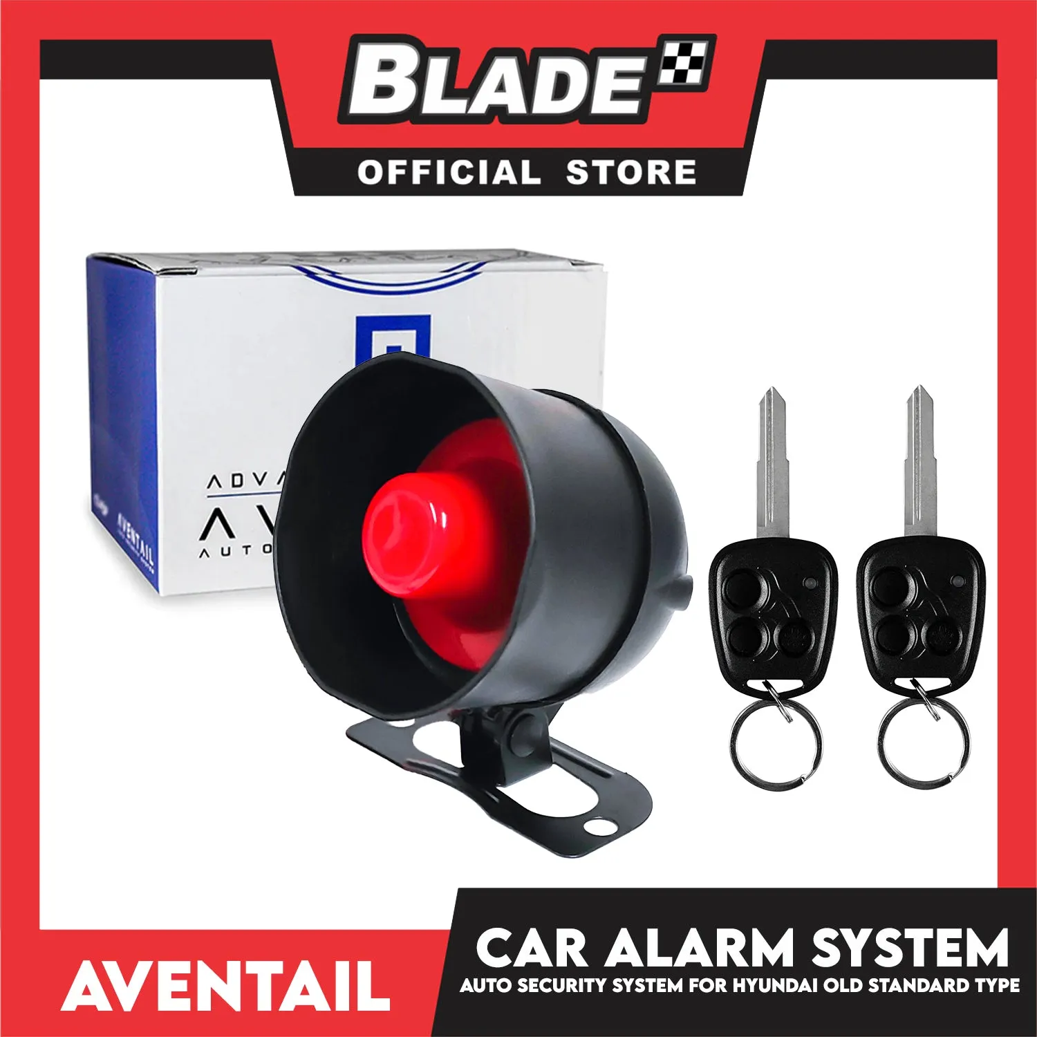 Aventail Car Alarm System Auto Security For Hyundai Old Standard Type, Vehicle Alarm Security Protection System