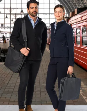 B5005 LEYTON UTILITY HEATHER LAPTOP BAG