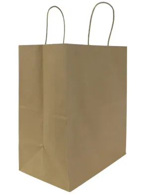 BAG PAPER SHOPPING KRAFT 13.9X15.9X9.3 KCK-LO-FPSB130