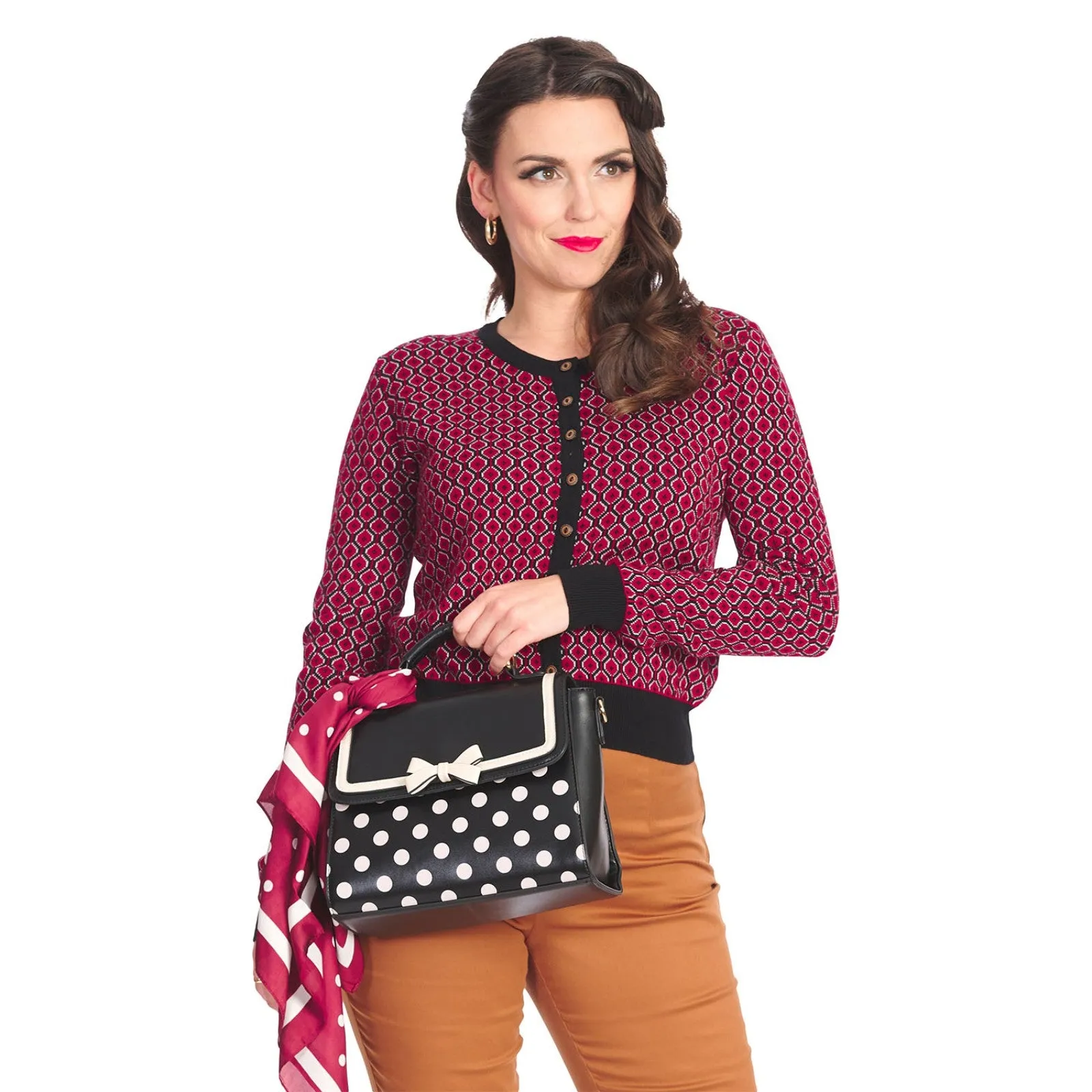 Banned Influencer 1950's Retro Vintage Polka Dot Bag
