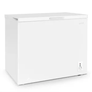 Baridi Freestanding Chest Freezer 199L with Thermostat - White - B