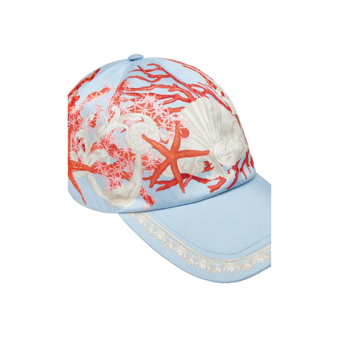 BAROCCO SEA BASEBALL CAP BLUE PRINT