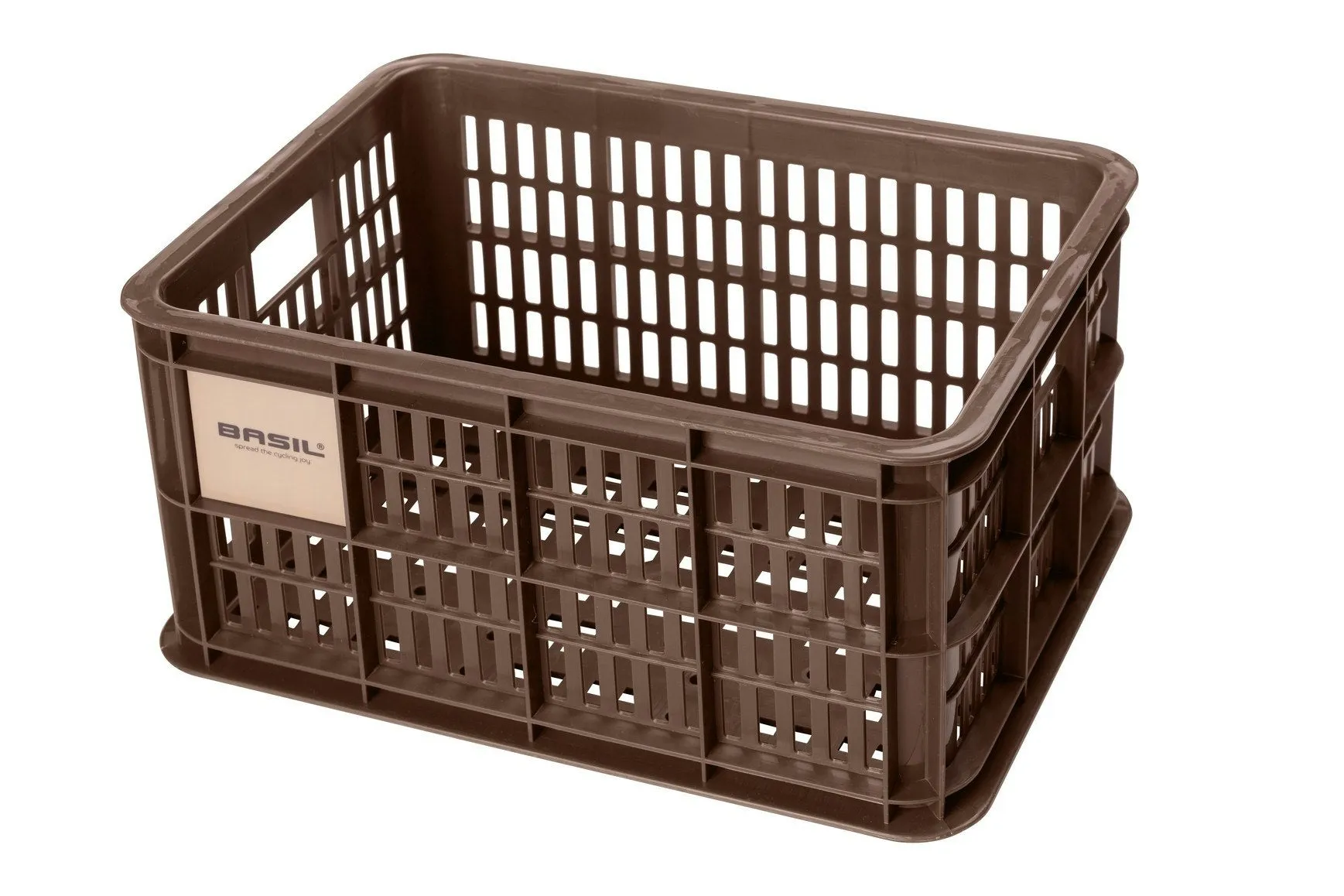 Basil Bicycle Crate Small 17.5L Chocolate Brown